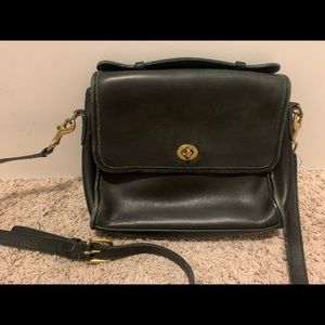 Coach leather crossbody bag